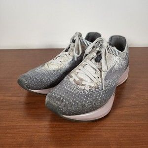 Brooks Gray and White Athletic Shoes